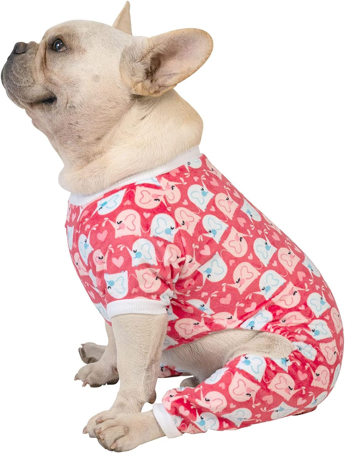 Dog Pajamas Cute Cat Clothes Pet Pjs Soft Onesie for Small Dogs P145XL