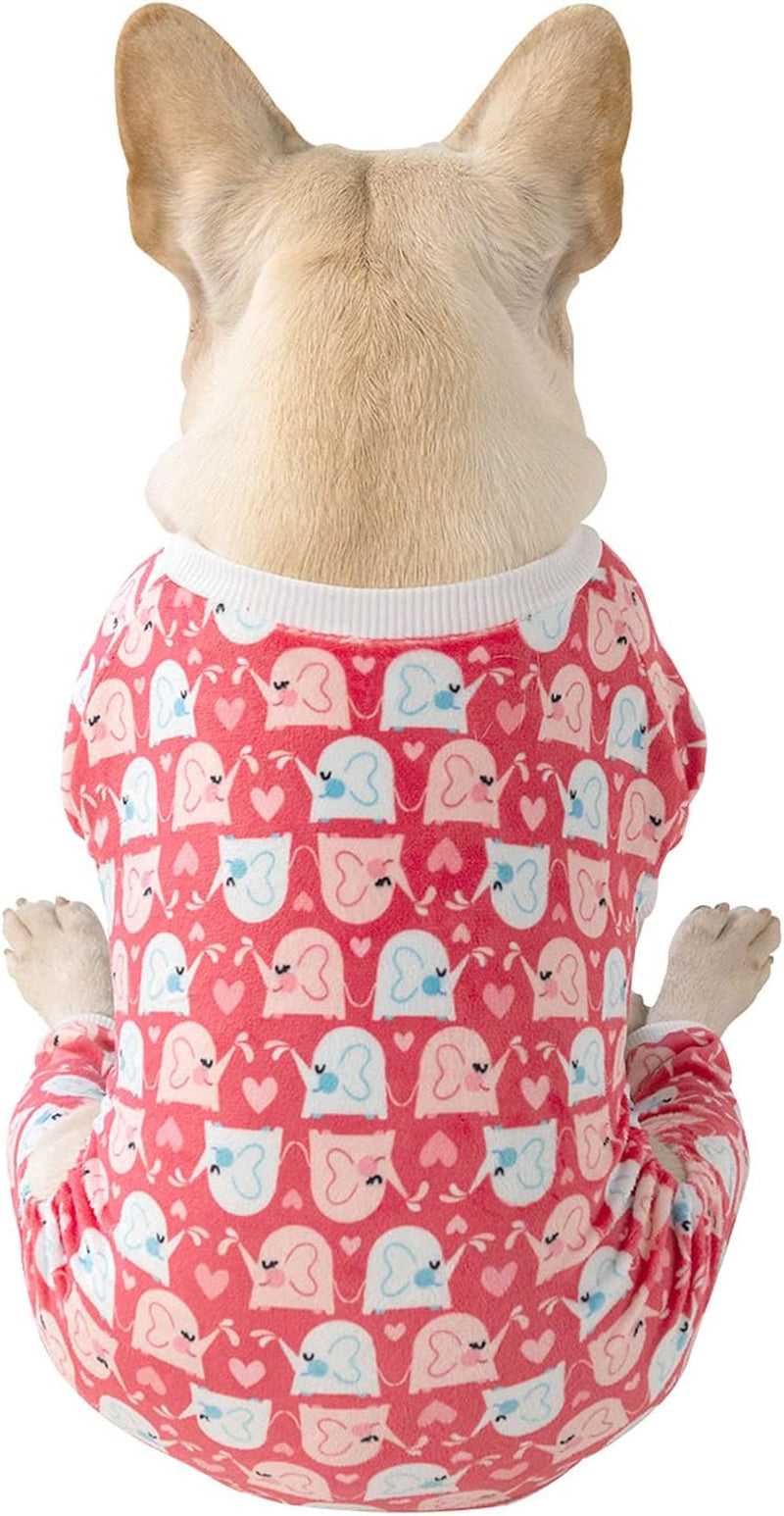 Dog Pajamas Cute Cat Clothes Pet Pjs Soft Onesie for Small Dogs P145XL